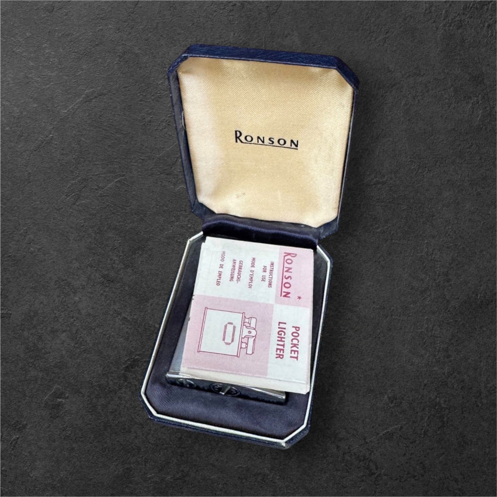Ronson Standard Automatic Petrol Lighter – Made in England – Boxed