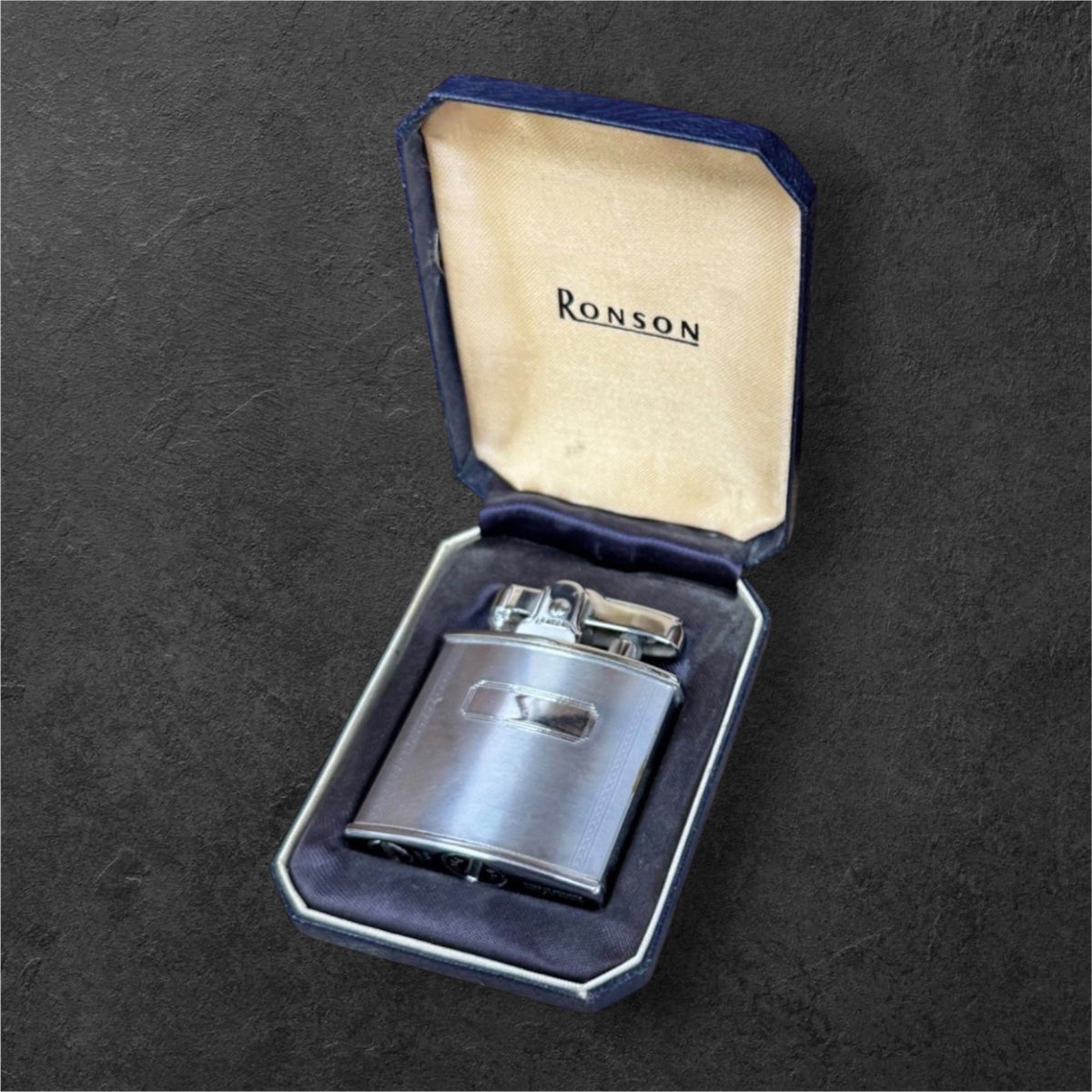 Ronson Standard Automatic Petrol Lighter – Made in England – Boxed