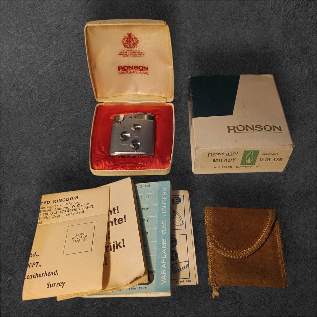 Ronson Varaflame Milady - Boxed - brasswick