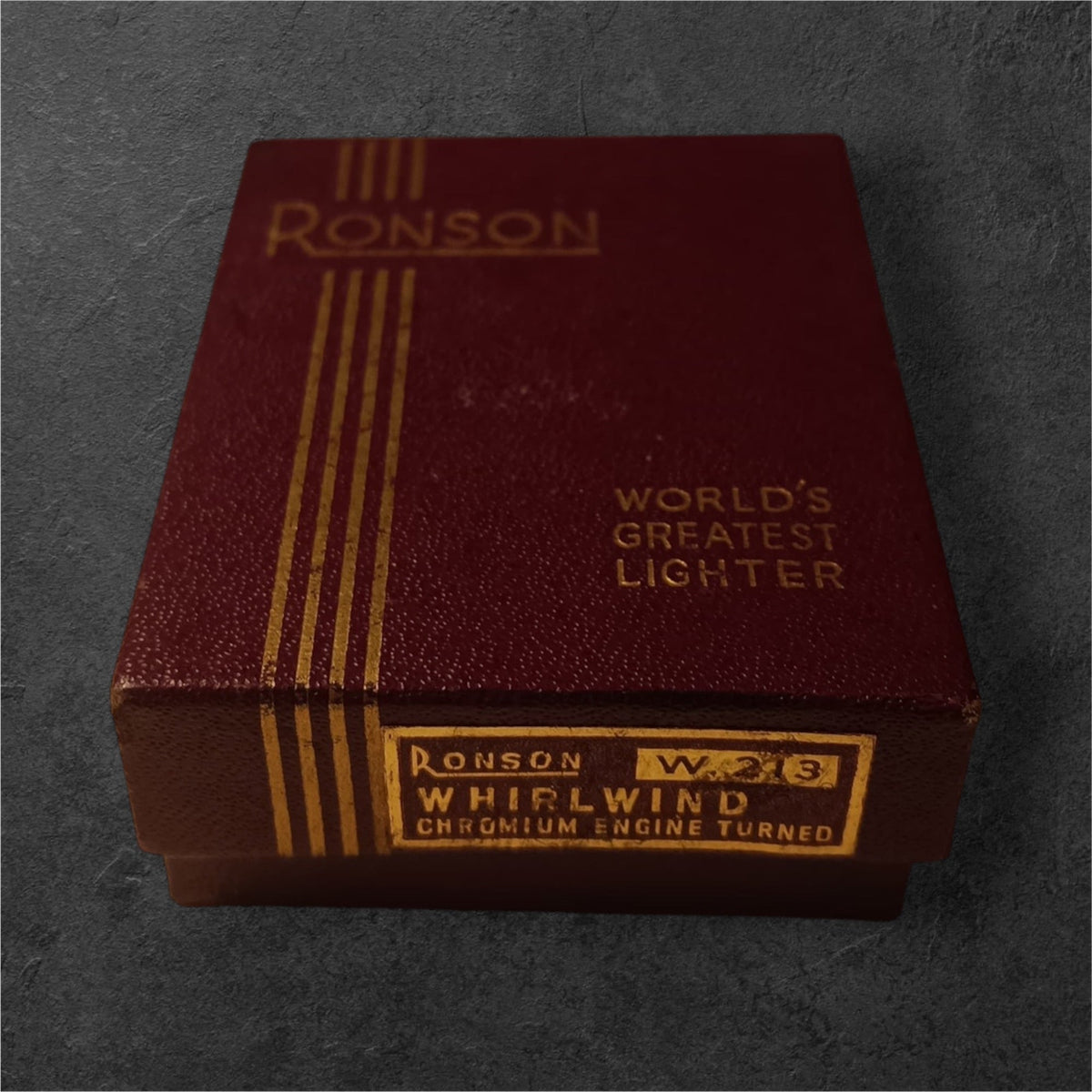 Ronson Whirlwind - Boxed - brasswick